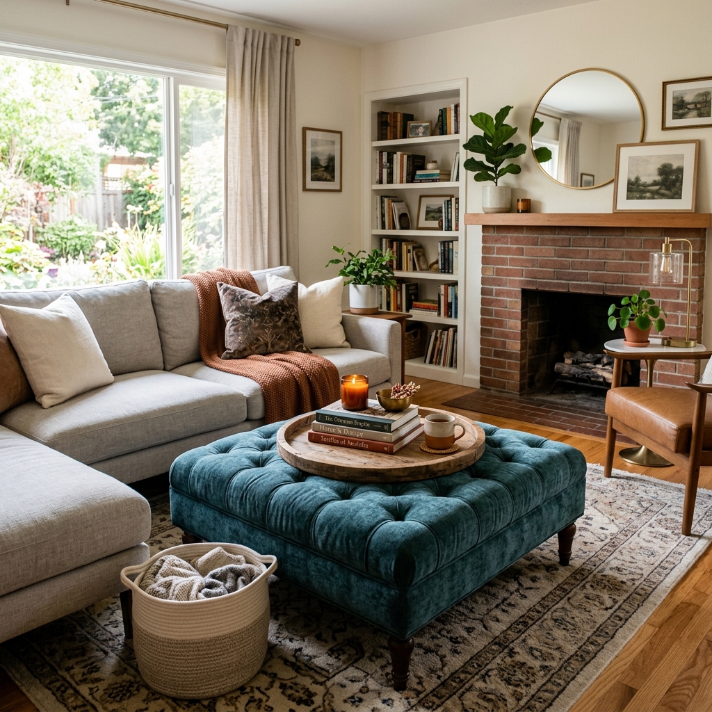 13 Living Room Center Table Ideas That’ll Instantly Upgrade Your Space (Yes, Even Yours) 6 Minimalist Black Table for Clean Aesthetic