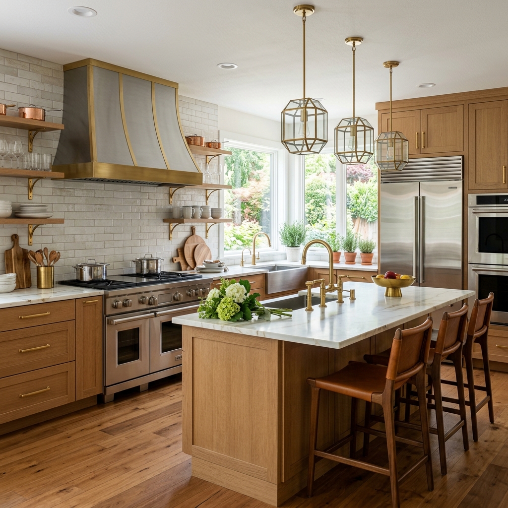 16 Kitchen Remodel Ideas That’ll Make Your Space Look Straight-Up Magazine Worthy 17 Mixed Metals for a Designer Look