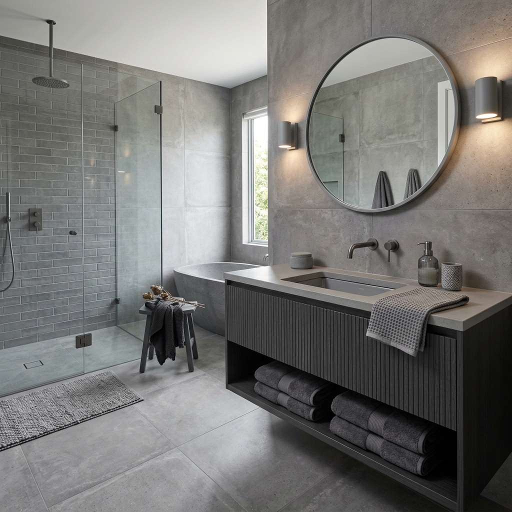 Monochrome Grey Layers