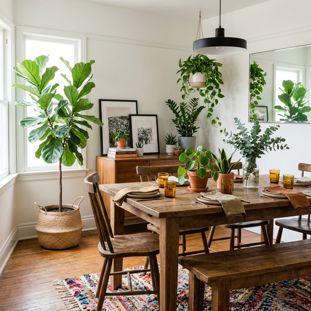 15 Dining Room Decor Ideas That Will Instantly Make Your Space Look Expensive (Without Actually Being Expensive) 8 Plants—Because Every Room Needs Life