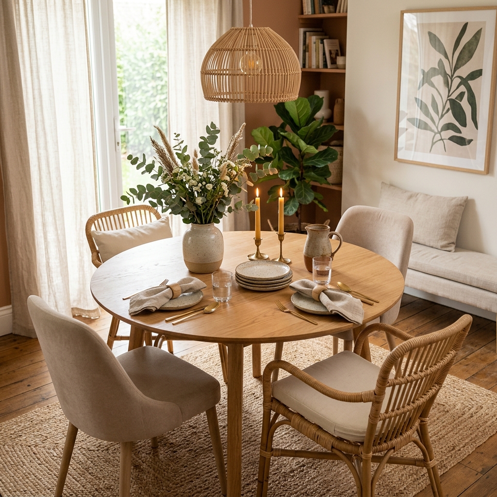 14 Dining Room Table Ideas That Instantly Upgrade Your Space (And Yes, Your Dinner Parties Too) 5 Round Table Soft Energy