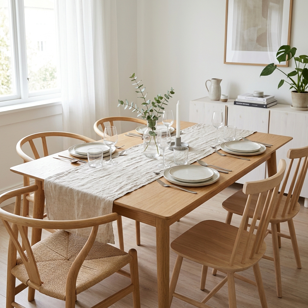 14 Dining Room Table Ideas That Instantly Upgrade Your Space (And Yes, Your Dinner Parties Too) 8 Scandinavian Simplicity 2