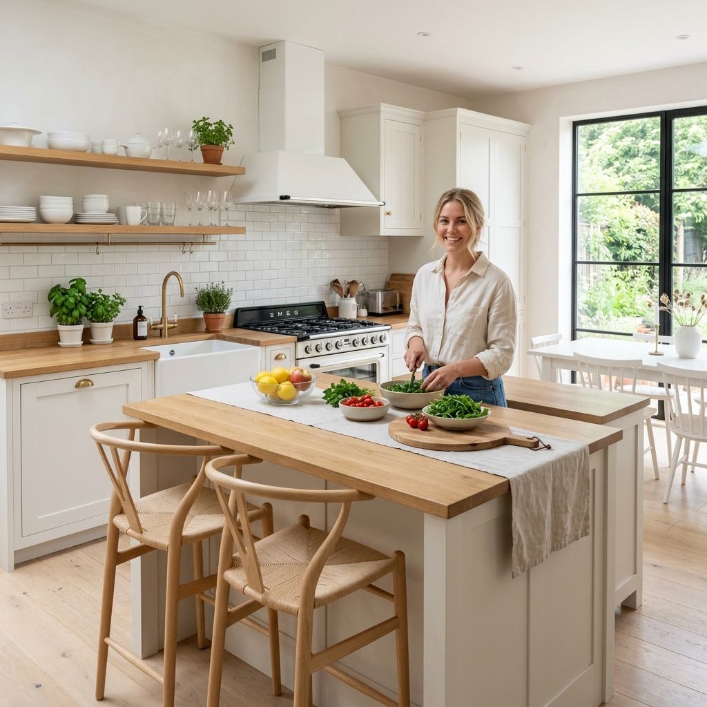 15 White Kitchen Ideas That Feel Straight Out of a Pinterest Dream (But Actually Work IRL) 15 Scandinavian White Kitchen Style