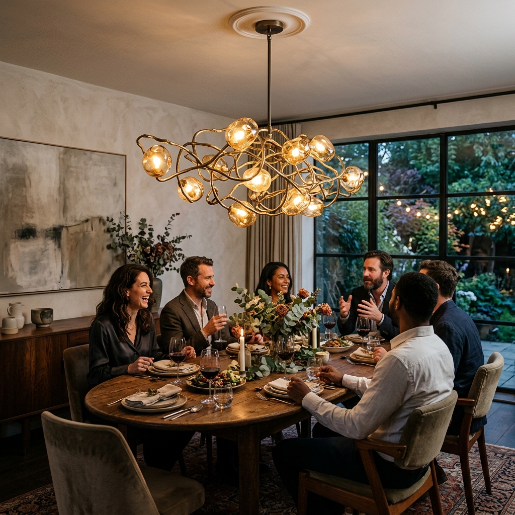 14 Dining Room Light Fixtures That Instantly Upgrade Your Space (And Yes, You’ll Want Them All ) 14 Sculptural Artistic