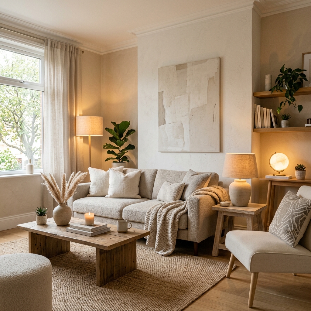 14 Neutral Living Room Ideas That Feel Expensive (But Totally Livable) 10 Soft Lighting Layers