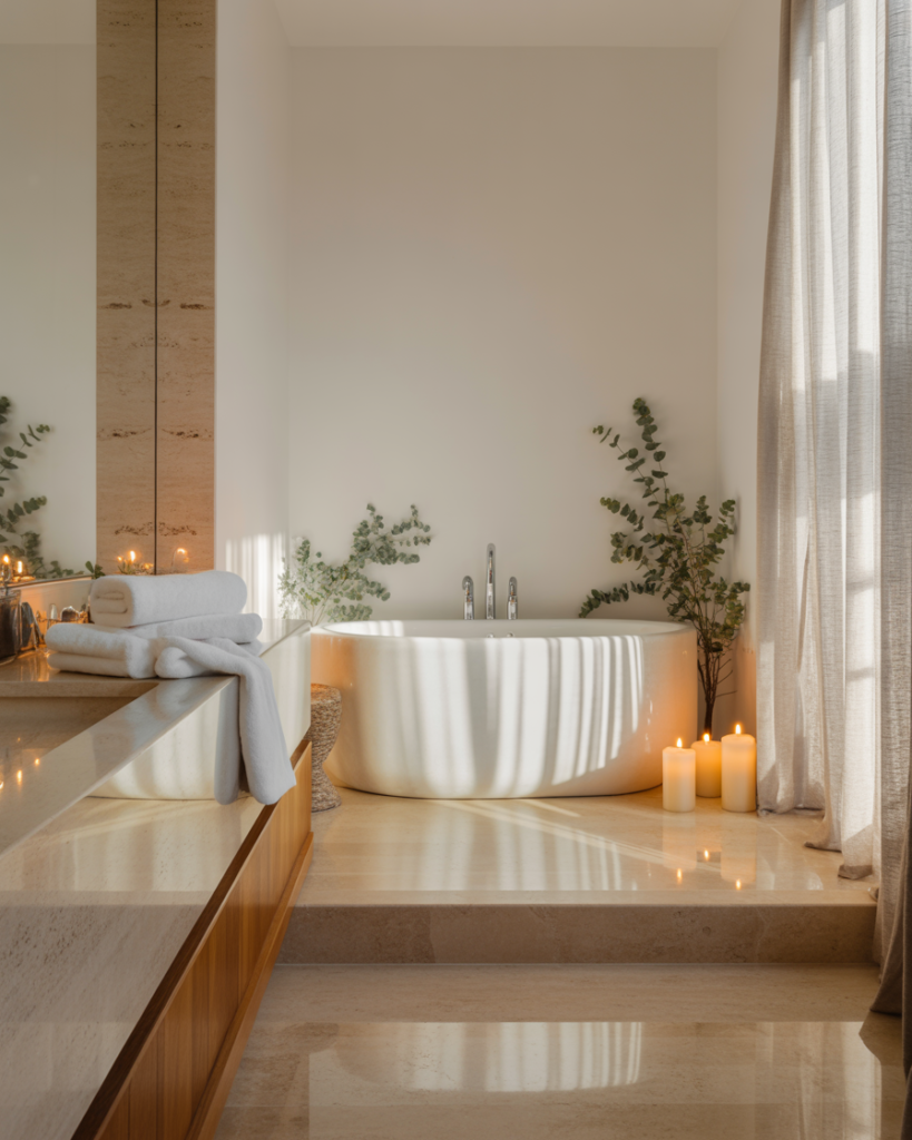 15 White Bathroom Ideas That Will Make Your Space Feel Like a Luxe Spa (Without Trying Too Hard) 7 Spa Inspired White Retreat