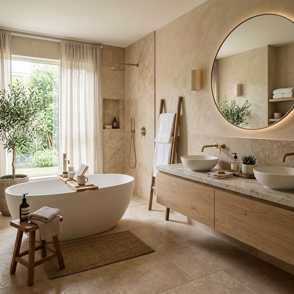 Spa Like Neutral Bathroom