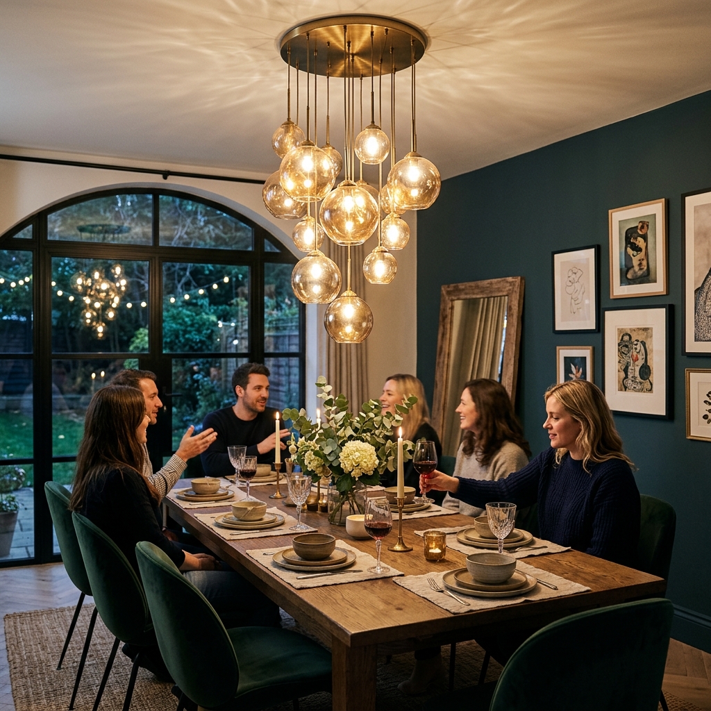 15 Dining Room Decor Ideas That Will Instantly Make Your Space Look Expensive (Without Actually Being Expensive) 2 Statement Lighting That Steals the Show