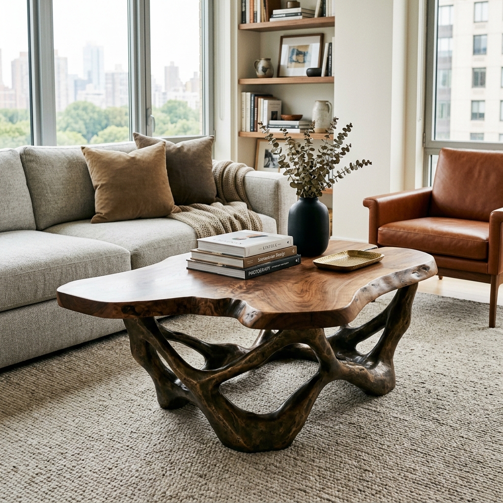 13 Living Room Center Table Ideas That’ll Instantly Upgrade Your Space (Yes, Even Yours) 13 Statement Sculptural Table
