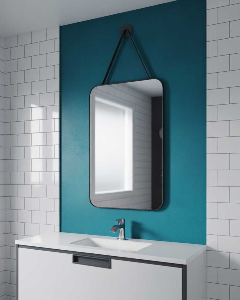 Teal Statement Wall