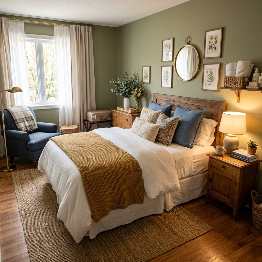 14 Spare Bedroom Ideas That’ll Make You Want Guests Over (Or Never Leave the Room Yourself) 2 The Cozy Guest Retreat