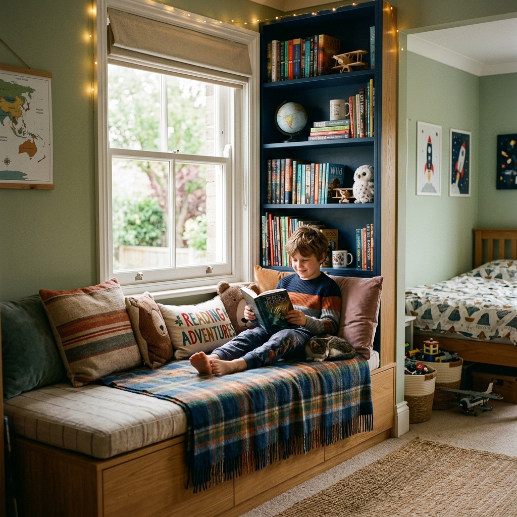 15 Boys Bedroom Ideas That Are Seriously Cool (and Low-Key Genius) 9 The Cozy Reading Nook Room
