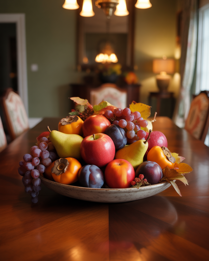 15 Dining Room Table Centerpiece Ideas That Will Instantly Make Your Space Look Expensive (Without Actually Being Expensive) 7 The Fruit Bowl Glow Up