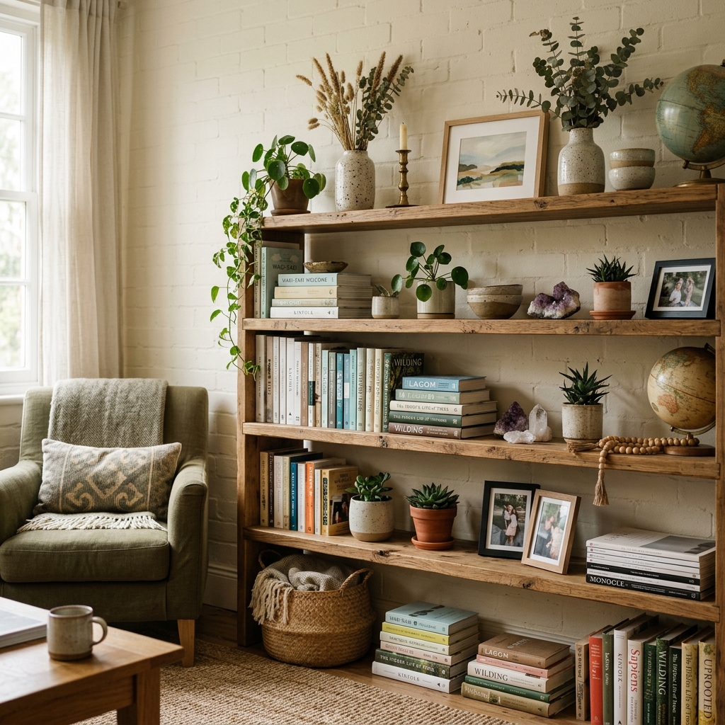 15 Living Room Decor Ideas That Will Instantly Make Your Space Look Designer-Level (Without Trying Too Hard) 10 The Perfectly Imperfect Shelf Styling