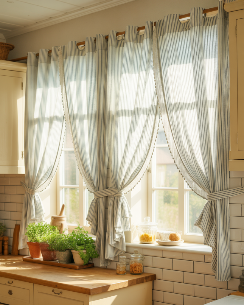 15 Kitchen Curtain Ideas That Will Instantly Upgrade Your Space (And Yes, You’ll Want Them All) 10 Tie Up Curtains