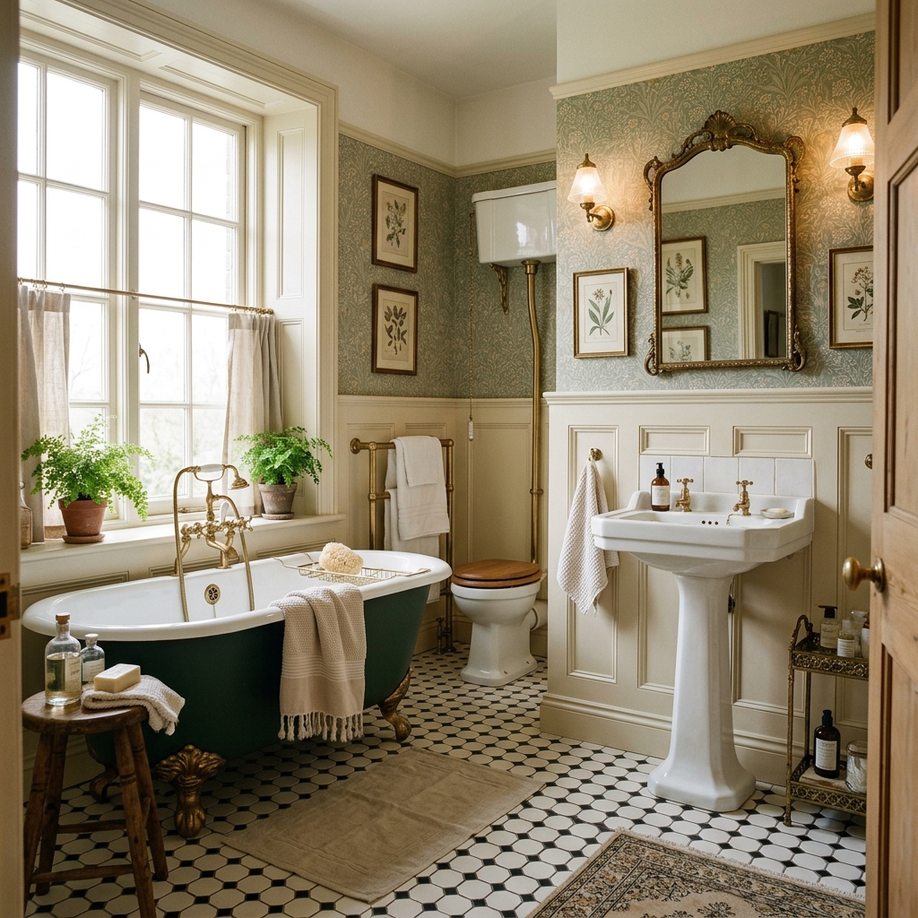 Vintage Charm Bathroom