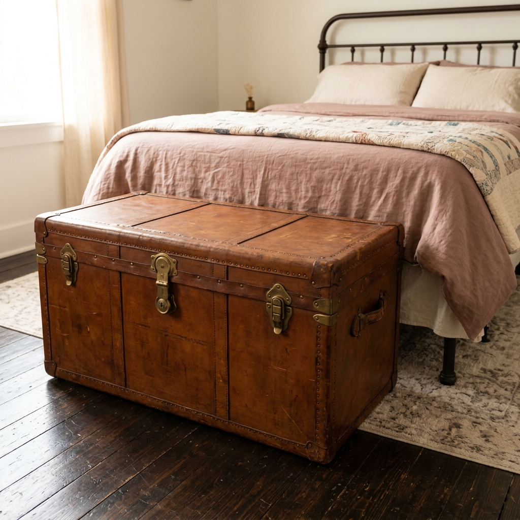 Vintage Trunks as Stylish Storage