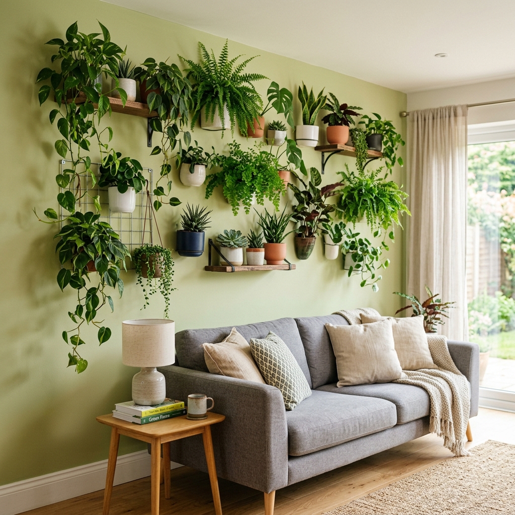 Wall Mounted Plants for Fresh Lush Energy
