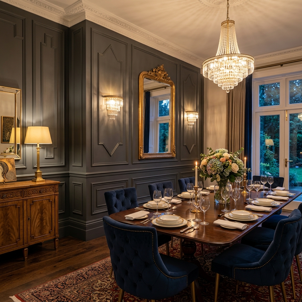 15 Dining Room Wall Decor Ideas That’ll Make Your Space Look Straight-Up Designer (Without the Drama) 7 Wall Panels for a Luxe Look