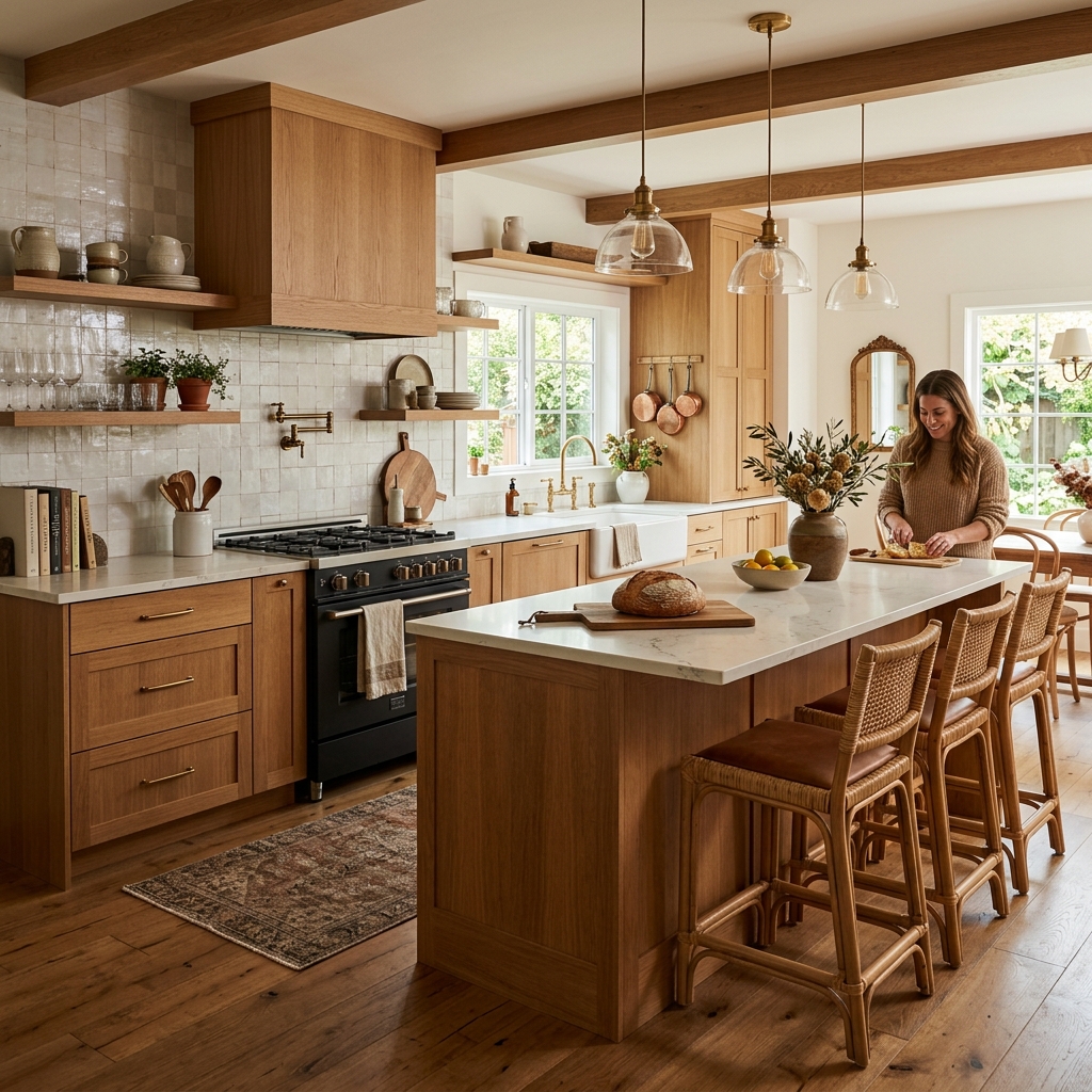 16 Kitchen Remodel Ideas That’ll Make Your Space Look Straight-Up Magazine Worthy 5 Warm Wood Accents for Cozy Vibes