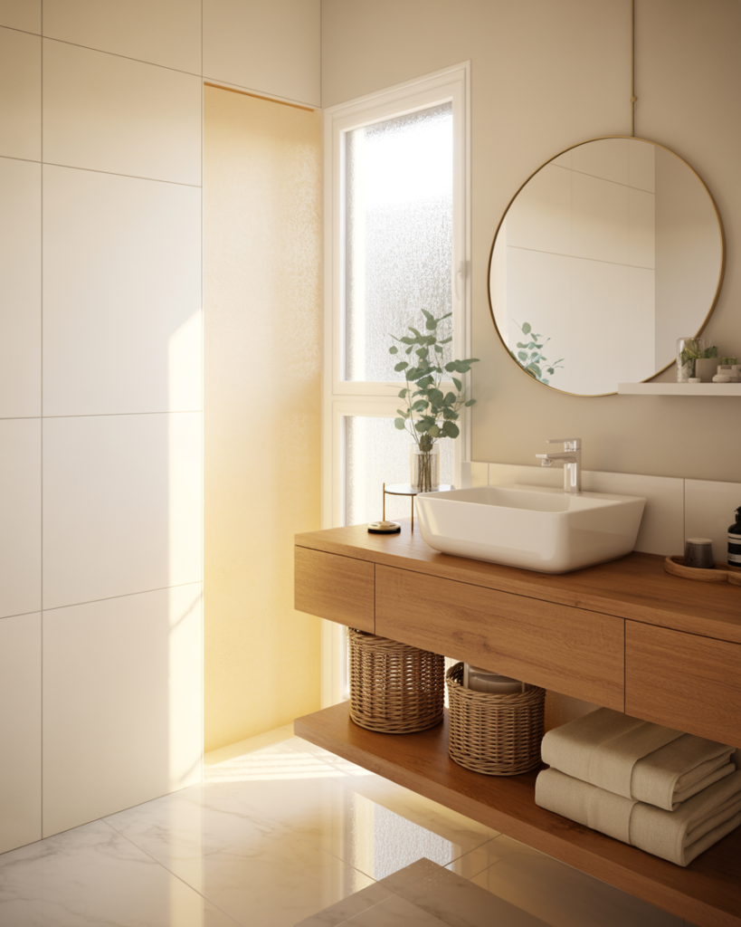 15 White Bathroom Ideas That Will Make Your Space Feel Like a Luxe Spa (Without Trying Too Hard) 3 White Wood Warm Cozy