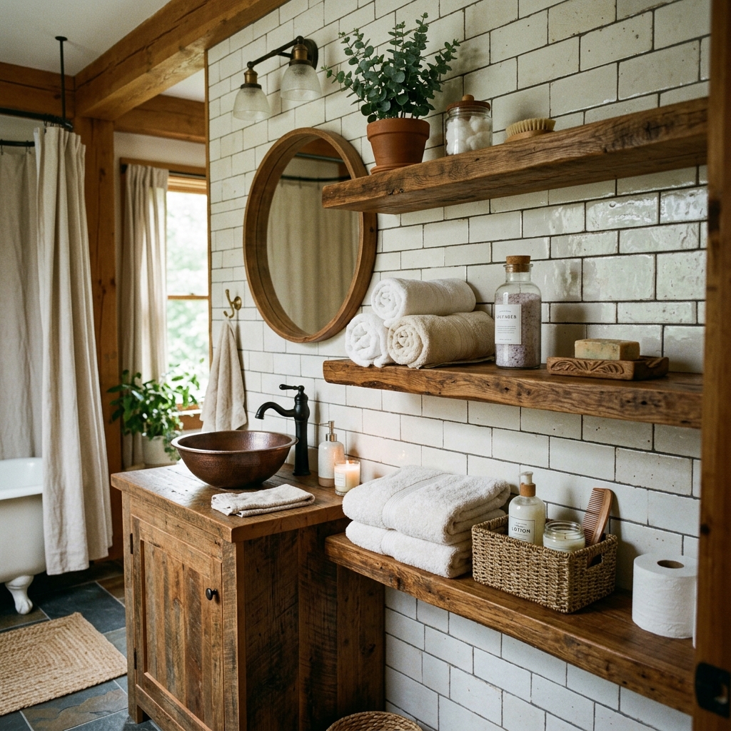 Wooden Open Shelving 1